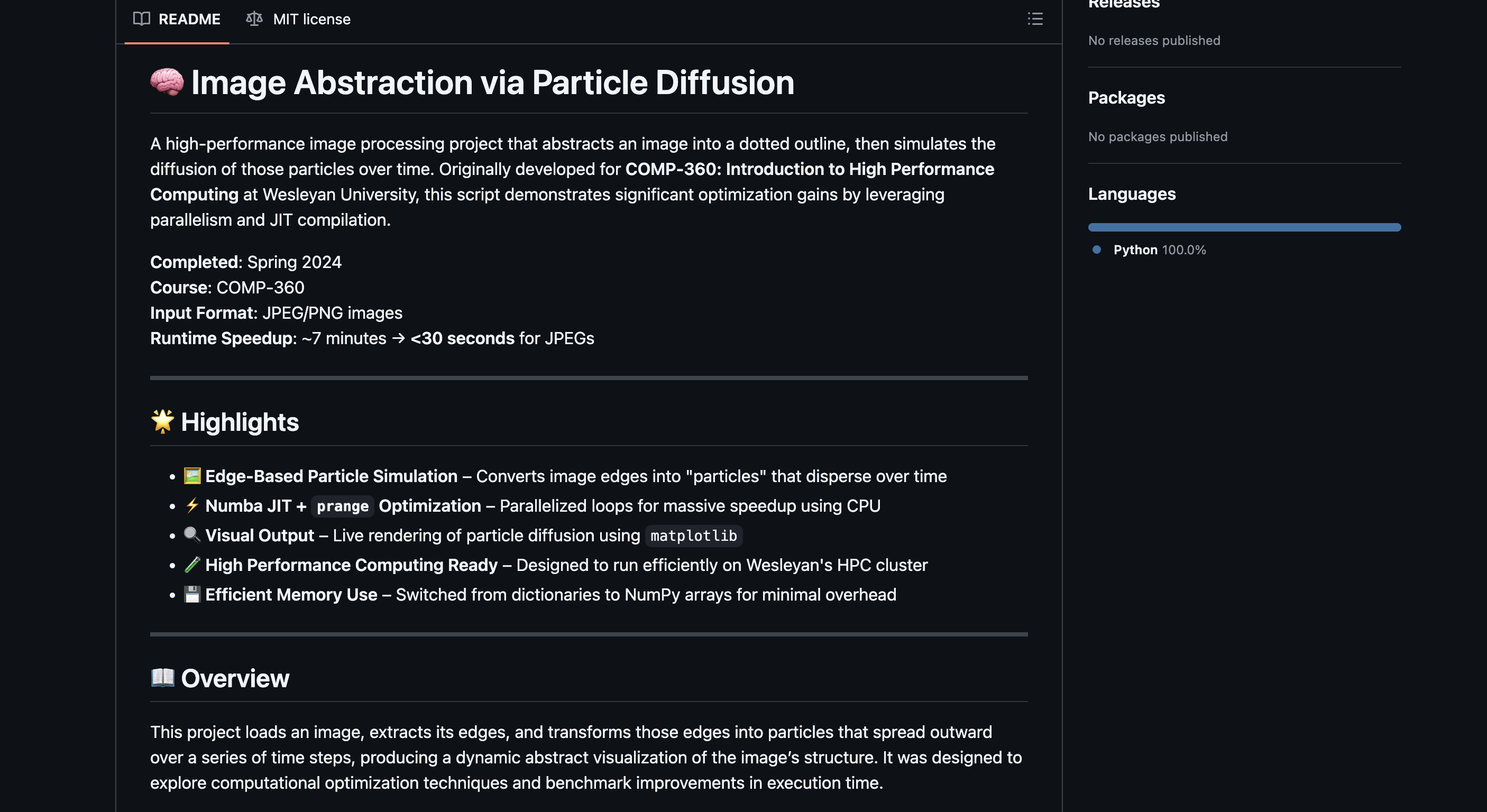 Image Diffusion Simulation Project